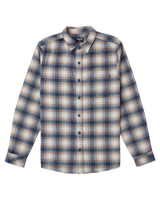 The Hurley Mens Portland Wool Flannel Shirt in Iron Ore