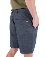 The Hurley Mens H20 Dri Breathe Walkshorts in Black