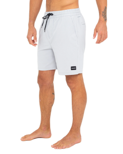 The Hurley Mens Phantom Zuma II Volley Shorts in Stone Grey