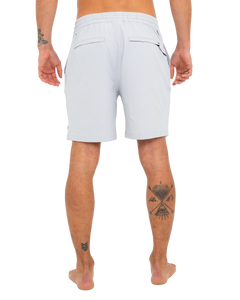 The Hurley Mens Phantom Zuma II Volley Shorts in Stone Grey