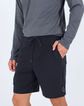 H2O Dri Nomad Cargo Walkshorts in Black