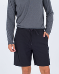 H2O Dri Nomad Cargo Walkshorts in Black