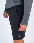 H2O Dri Nomad Cargo Walkshorts in Black