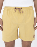 The Hurley Mens Phantom Naturals Baja Walkshorts in Dusty Cheddar