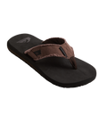 Monkey Abyss Flip Flops in Black & Brown