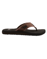 Monkey Abyss Flip Flops in Black & Brown