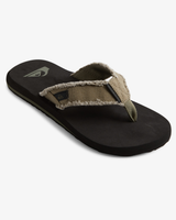 Monkey Abyss Flip Flops in Green, Brown & Black