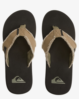 Monkey Abyss Flip Flops in Green, Brown & Black