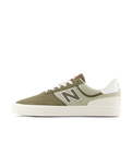 The New Balance Mens Numeric 272 Shoes in Light Olive & Sea Salt