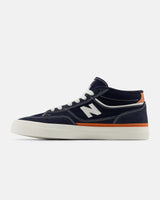 The New Balance Mens Franky Villani 417 Signature Shoes in Navy & Orange