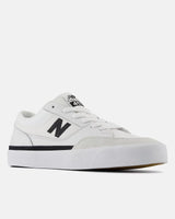 The New Balance Mens Franky Villani 417 Low Signature Shoes in White & Black