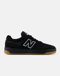 The New Balance Mens Numeric 480 Shoes in Black & Black