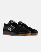 The New Balance Mens Numeric 480 Shoes in Black & Black