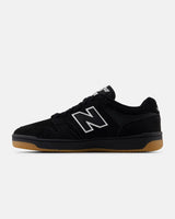 The New Balance Mens Numeric 480 Shoes in Black & Black