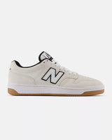 The New Balance Mens Numeric 480 Shoes in Cream & White