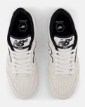 The New Balance Mens Numeric 480 Shoes in Cream & White