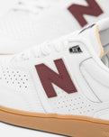 The New Balance Mens Brandon Westgate NM508 Signature Shoes in White & Gum