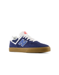 The New Balance Mens 574 Vulcanized Shoes in Navy & Gum