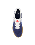 The New Balance Mens 574 Vulcanized Shoes in Navy & Gum