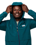 The Cotopaxi Mens Viento Travel Jacket in Deep Ocean