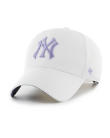 NY Yankees Sure Shot MVP Cap in White & Lilac