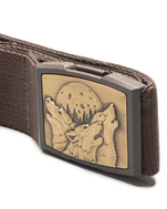 Nature Wolves Belt in Walnut