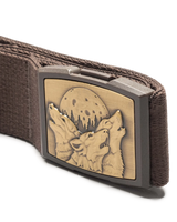 Nature Wolves Belt in Walnut