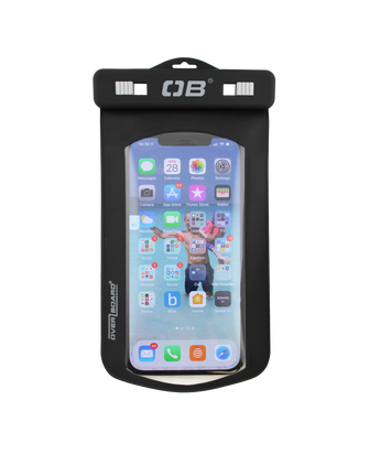 The Overboard Large Phone Case in Black