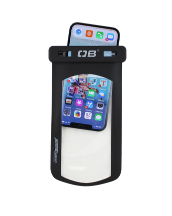 The Overboard Large Phone Case in Black