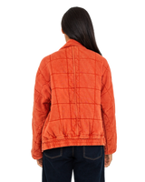 The Free People Womens Dolman Quilted Jacket in Myrrh