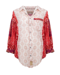 The Free People Womens Sun Valley Tunic Top in Red Rocks