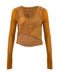 The Free People Womens Taylor Top in Cathay Spice