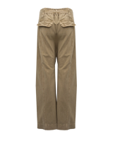 The Free People Womens Sky Rider Straight Leg Trousers in Eucalyptus