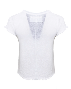 The Free People Womens Be My Baby T-Shirt in White