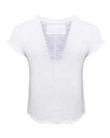 The Free People Womens Be My Baby T-Shirt in White