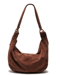 Roma Suede Tote Bag in Rust