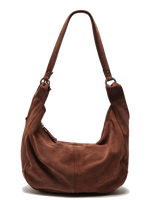 Roma Suede Tote Bag in Rust