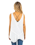 The Free People Womens Rosie Drop Waist Vest in Optic White