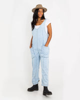 The Free People Womens High Roller Jumpsuit in Whimsy