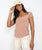 The Free People Womens Bout Time T-shirt in Misty Mink