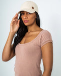 The Free People Womens Bout Time T-shirt in Misty Mink