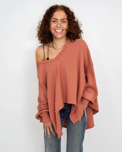 The Free People Womens Coraline Thermal Jumper in Autumn Glaze