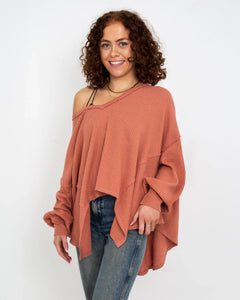 The Free People Womens Coraline Thermal Jumper in Autumn Glaze