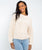 The Free People Womens Frankie Cable Jumper in Ivory