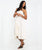 The Free People Womens Sparkling Moment Midi Dress in Ivory