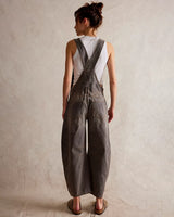 Good Luck Dungarees in Archive Grey