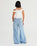 CRVY Outlaw Wide Leg Jeans in Drizzle