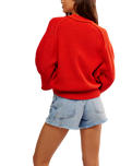 Riley Sweatshirt in Fiery Red