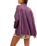 Cardiff Plaid Shirt in Purple Combo