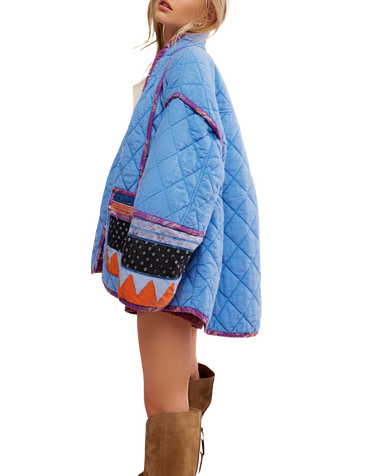 Winnie Jacket in Blue Combo